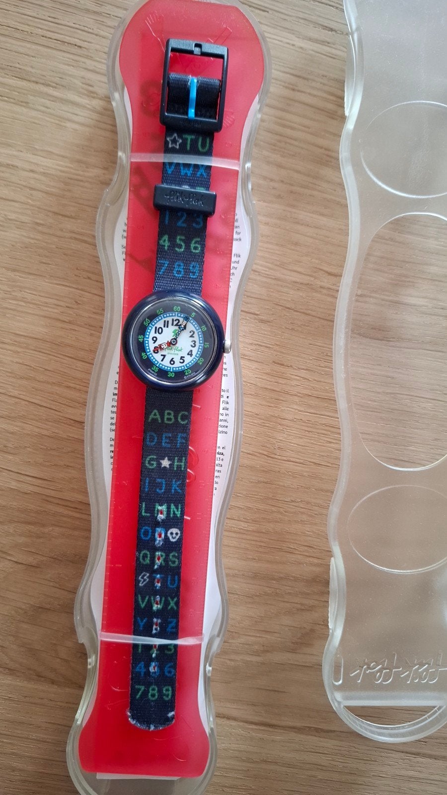 Flik flak kinder horloge, Sieraden, Tassen en Uiterlijk, Horloges | Kinderen, Ophalen of Verzenden, Jongen of Meisje