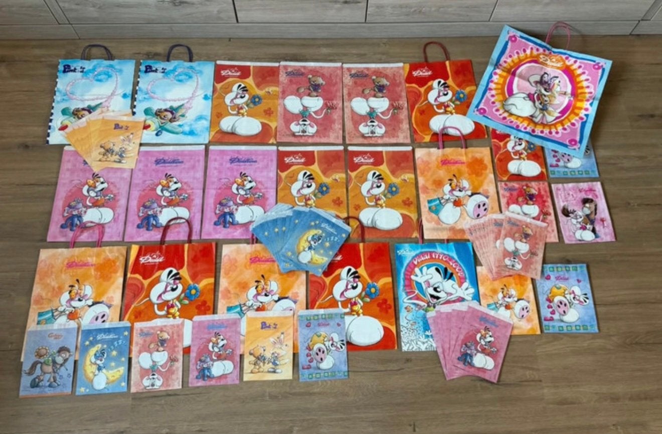 Diddl Zakjes, Verzamelen, Ophalen of Verzenden, Diddl, Gebruikt, Papier, Kaart of Schrift