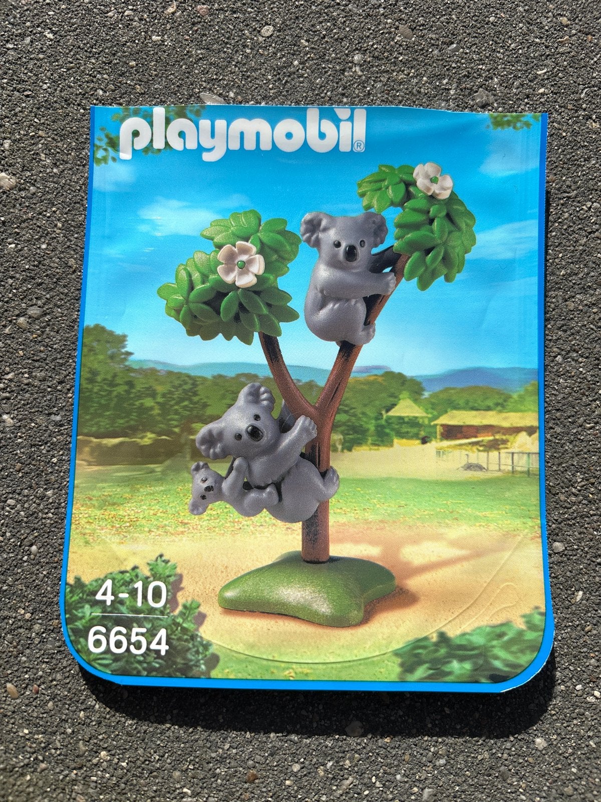 Playmobil Koala's met boom - Set 6654, goede staat!, Wild life, Complete set, Overige typen, Ophalen of Verzenden