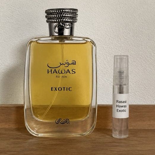 Rasasi - Hawas Exotic samples 1-5ml, Ophalen of Verzenden, Zo goed als nieuw