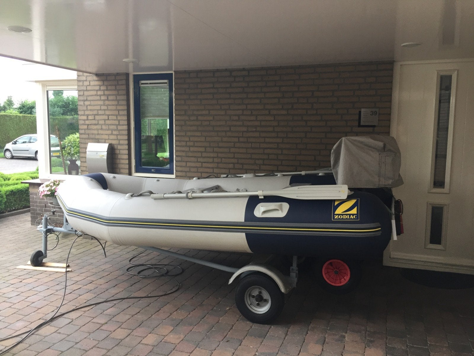 Handtrailer voor boot, ook geschikt voor op de weg, Watersport en Boten, Ophalen
