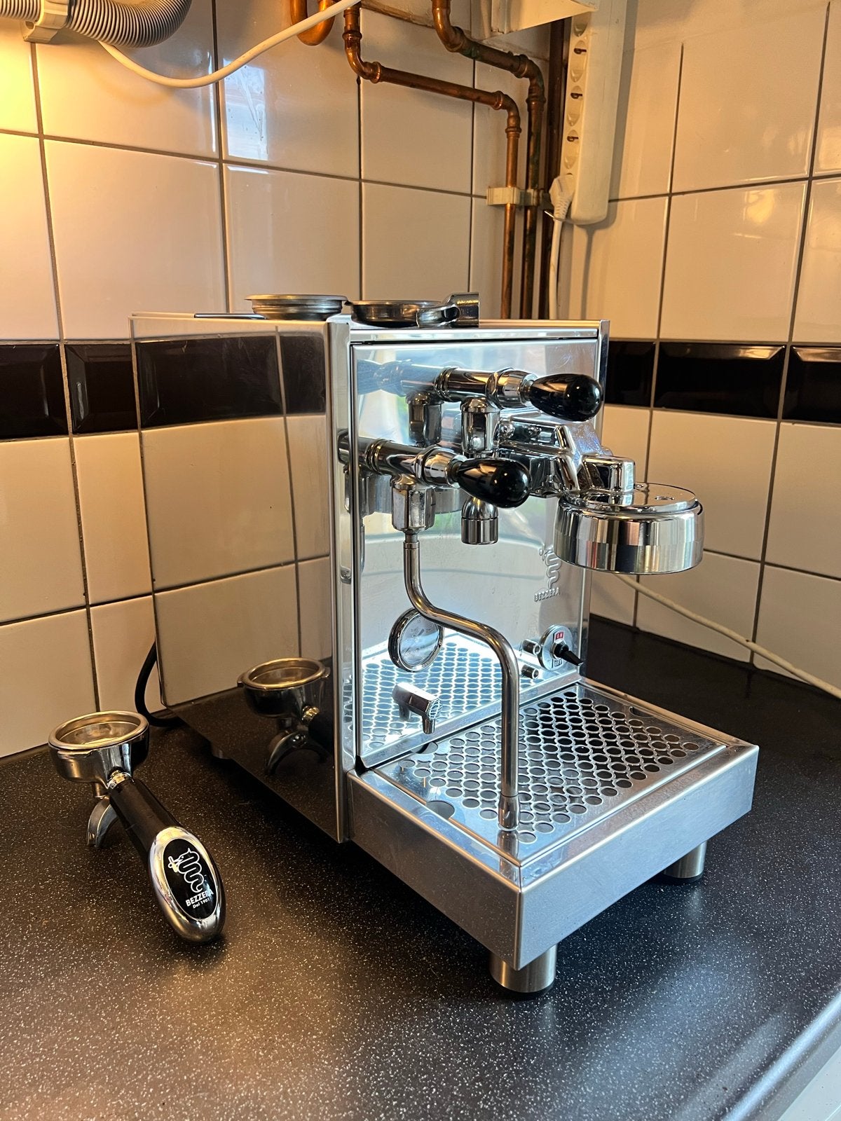 Bezzera BZ07 HX Espressoapparaat - Gereviseerd & Ontkalkt, Espresso apparaat, Refurbished, Gemalen koffie, Ophalen