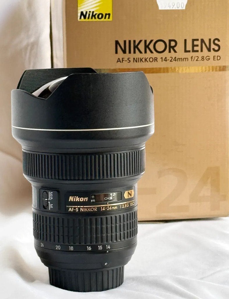 AF-S Nikkon 14-24 mm f/2.8G ED Superweitwinkel-Zoom, Audio, Tv en Foto, Fotografie | Lenzen en Objectieven, Nikon, Ophalen of Verzenden