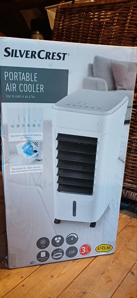 SilverCrest Mobiele Luchtkoeler - Portable Air Cooler. Nieuw, Witgoed en Apparatuur, Airco's, Nieuw, Mobiele airco, Minder dan 60 m³