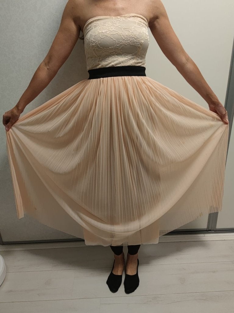 Cocktailjurk galajurk kanten trouwjurk tule lichtroze 34/XS, Kleding | Dames, Jurken, Love, Verzenden, Zo goed als nieuw, Roze
