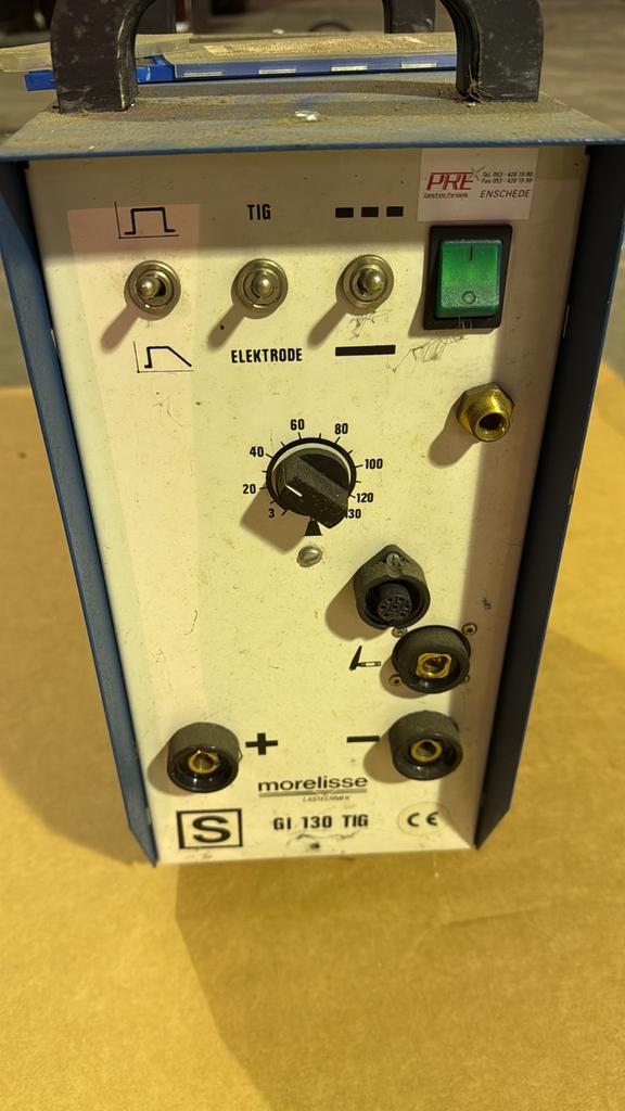 Tig lasapparaat, Doe-het-zelf en Verbouw, Gereedschap | Lasapparaten, Ophalen, Zo goed als nieuw, 150 tot 250 ampère, Tig