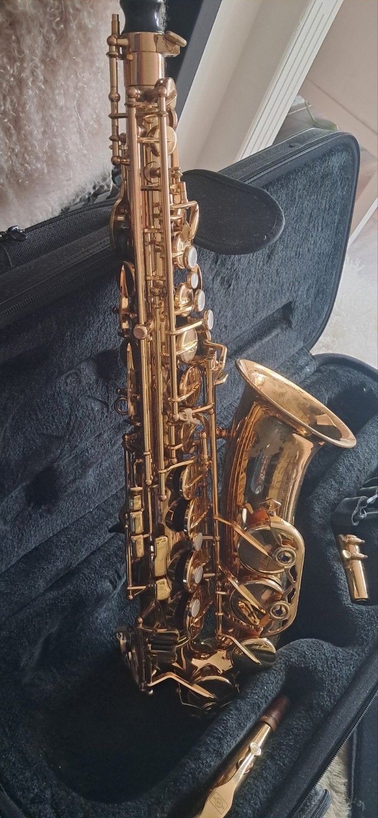 Jupiter altsaxofoon met koffer - Zo goed als nieuw, Ophalen of Verzenden