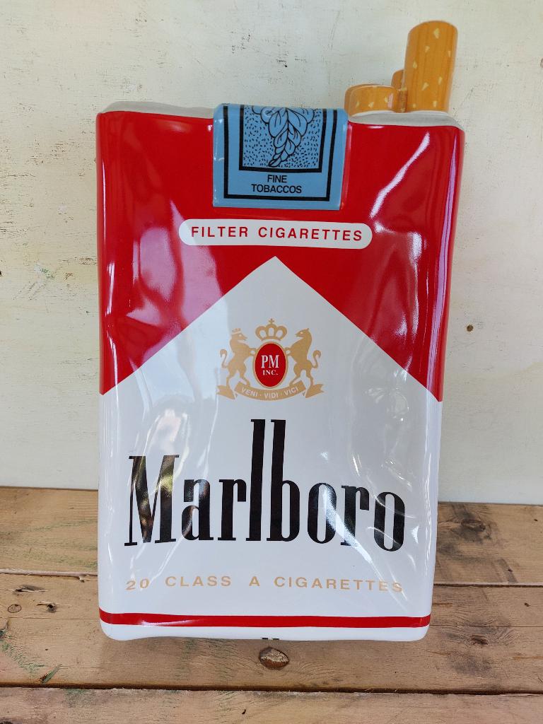 Marlboro asbak geldschaal XXL, Ophalen of Verzenden, Zo goed als nieuw, Asbak