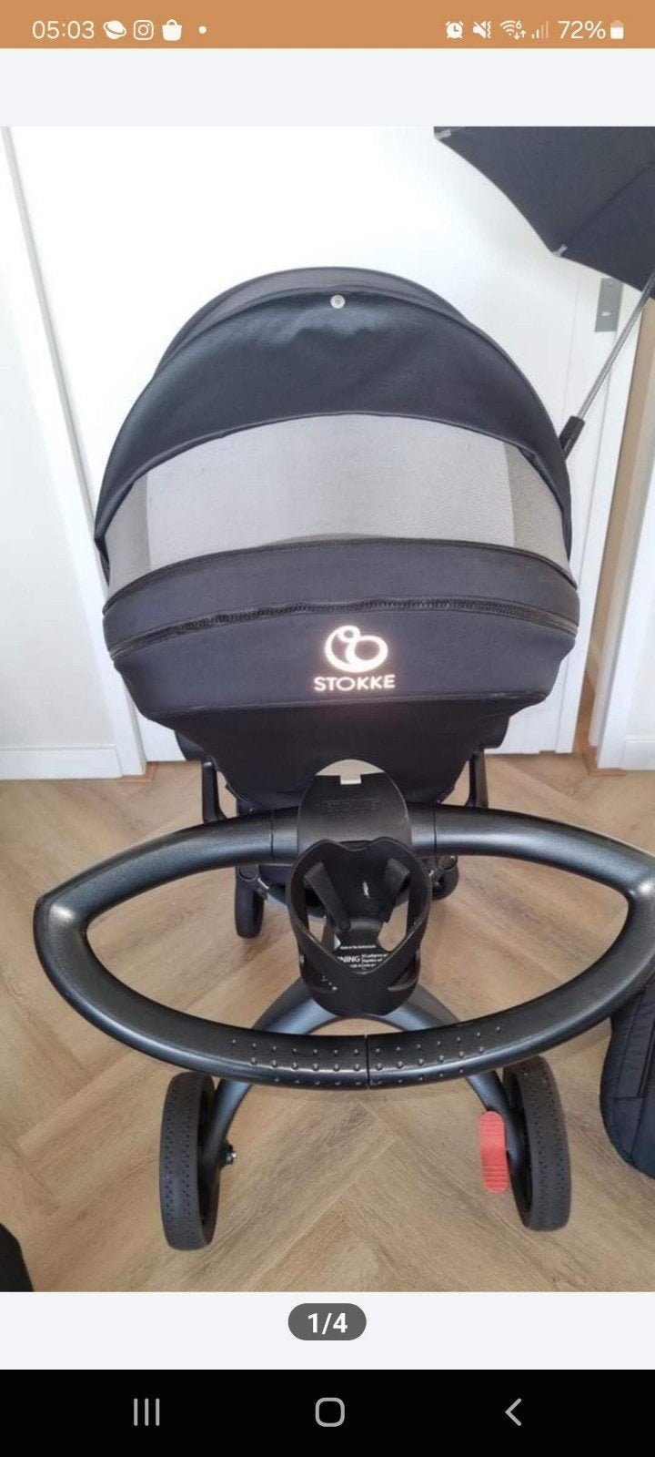 Stokke Xplory X Combiwagen - Compleet met accessoires, Overige merken, Ophalen of Verzenden, Zo goed als nieuw, Combiwagen