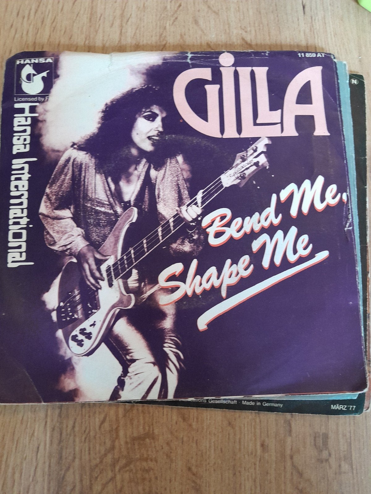 Gilla 7 inch bend me shape me, Cd's en Dvd's, Ophalen of Verzenden, Zo goed als nieuw, Pop