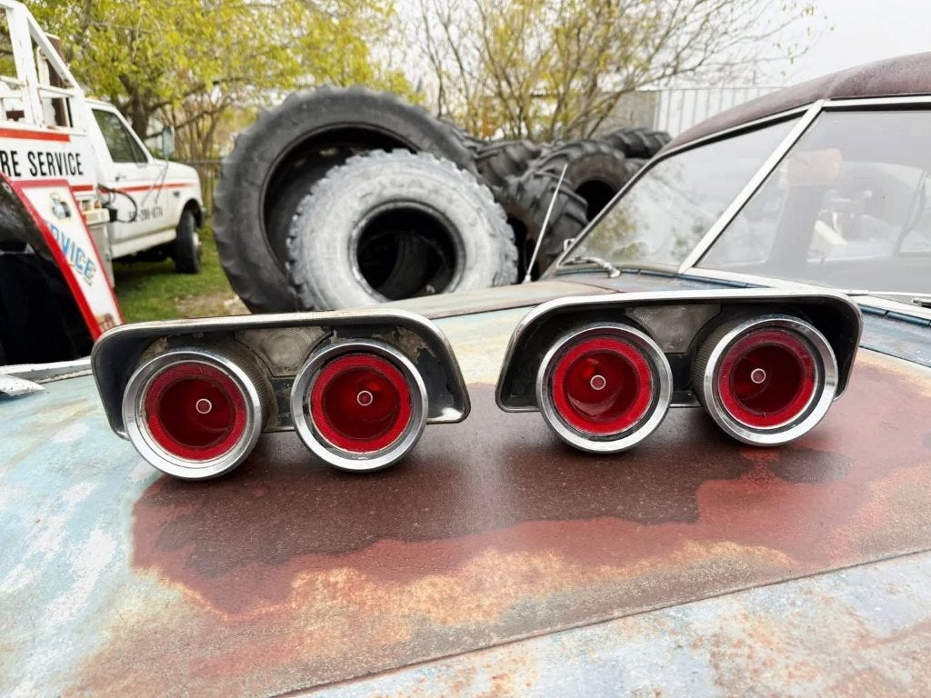 Set originele 1968 Dodge Charger achterlichten, lampen., Gebruikt, ., Amerikaanse onderdelen, Ophalen of Verzenden