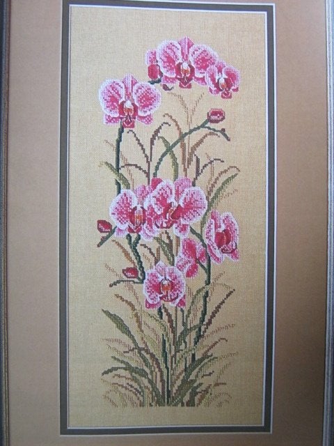Borduurpatroon  Orchidee plant   nr 5952, Verzenden, Nieuw, Handborduren, Patroon
