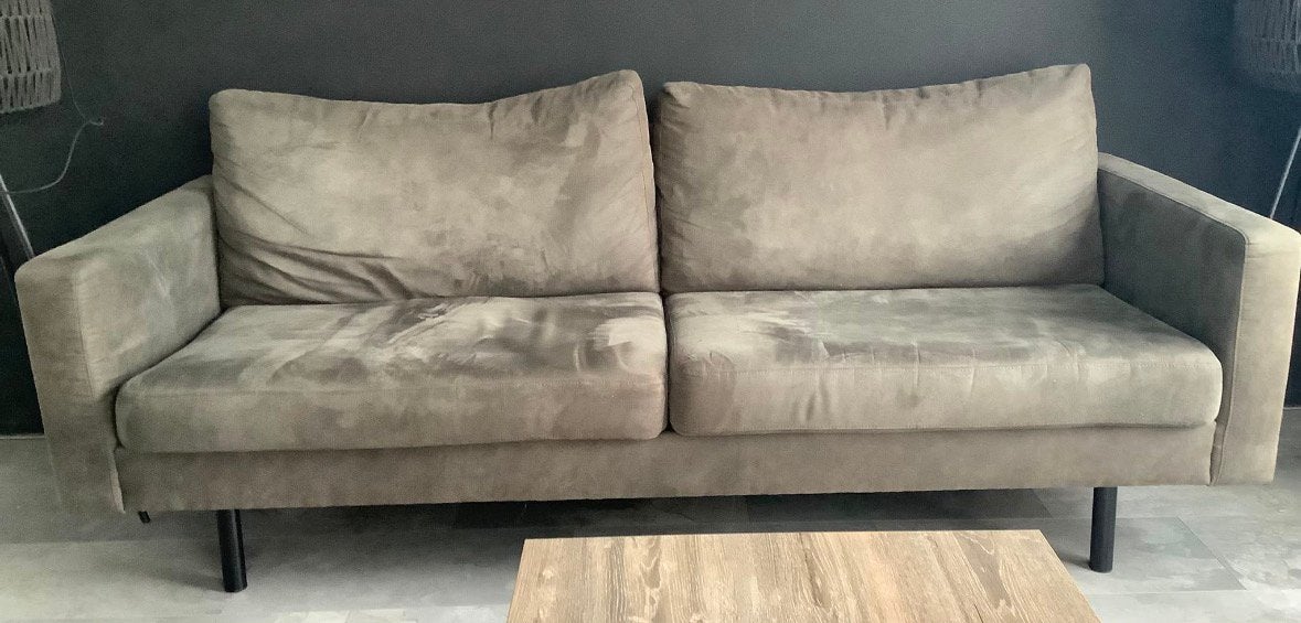 2,5 zits bank 210 cm (geïmpregneerd), Huis en Inrichting, Banken | Bankstellen, Ophalen, Gebruikt, Minder dan 75 cm, Driepersoons