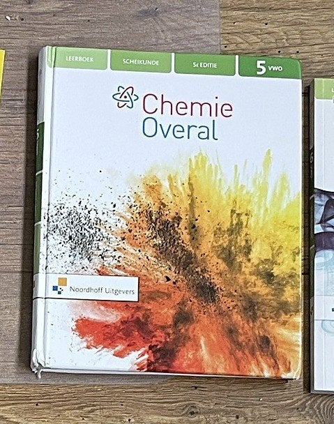 Chemie Overal 5 vwo leerboek 5e editie, Boeken, VWO, Scheikunde, Noordhoff Uitgevers, Ophalen