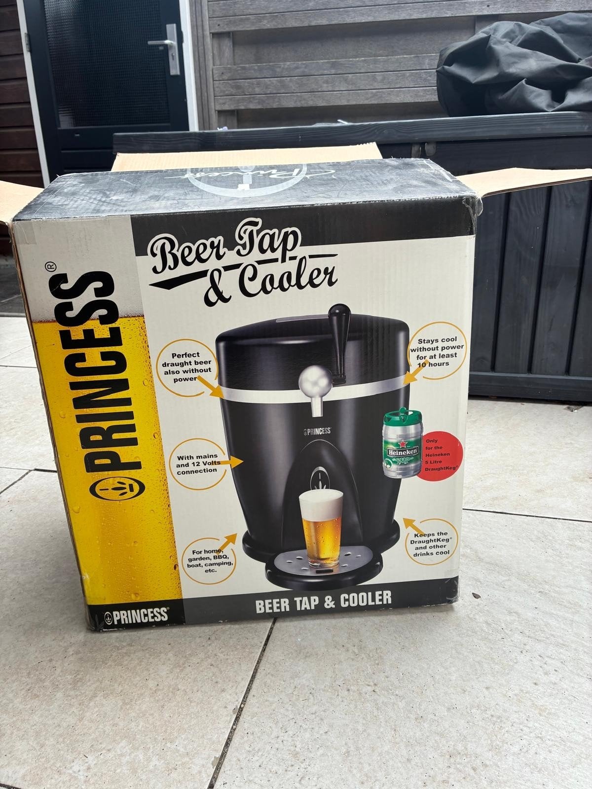 biertap en koeler Princess, Witgoed en Apparatuur, Thuistaps, Ophalen of Verzenden, Nieuw, Princess