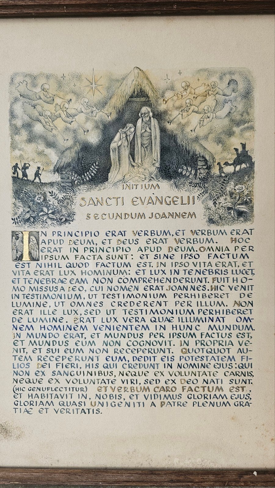 Hakkie van Rosmalen 1946 - Uniek Vroeg Religieus Werk -goud, Antiek en Kunst, Antiek | Religie, Ophalen of Verzenden