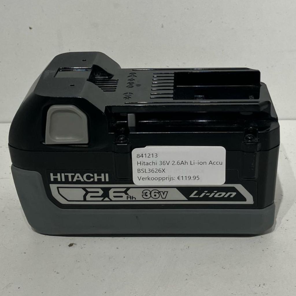 Hitachi 36V 2.6Ah Li-ion Accu BSL3626X, Ophalen of Verzenden
