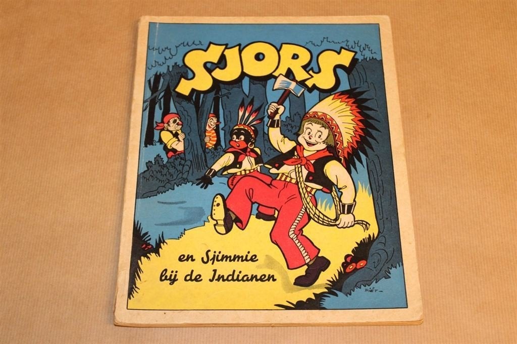 Sjors en Sjimmie bij de Indianen -, Boeken, Eén stripboek, Ophalen of Verzenden, Gelezen