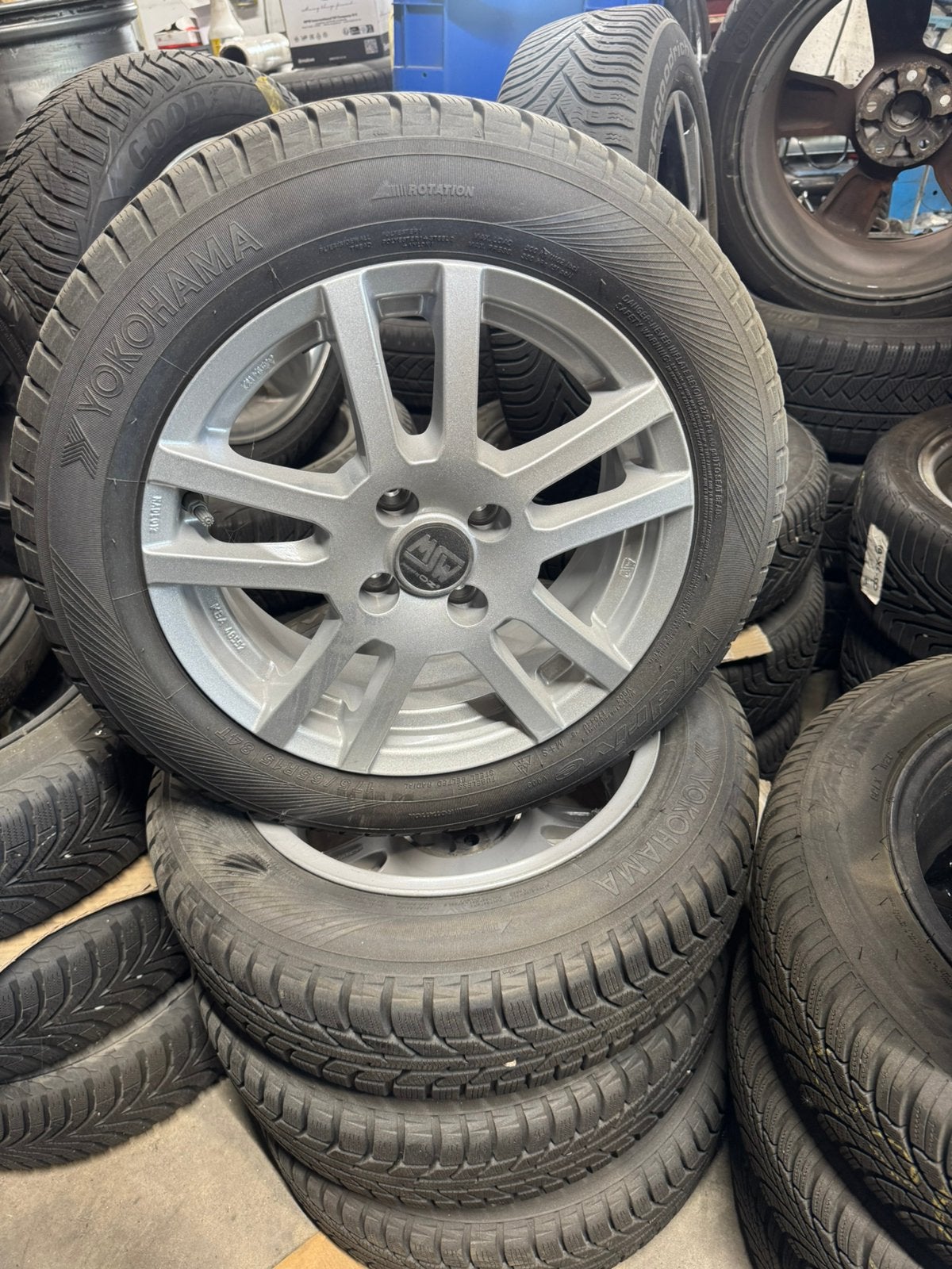 15” 4x100 Suzuki Swift Velgen ZGAN winterbanden 175/65/15, 15 inch, 175 mm, Banden en Velgen, Nieuw