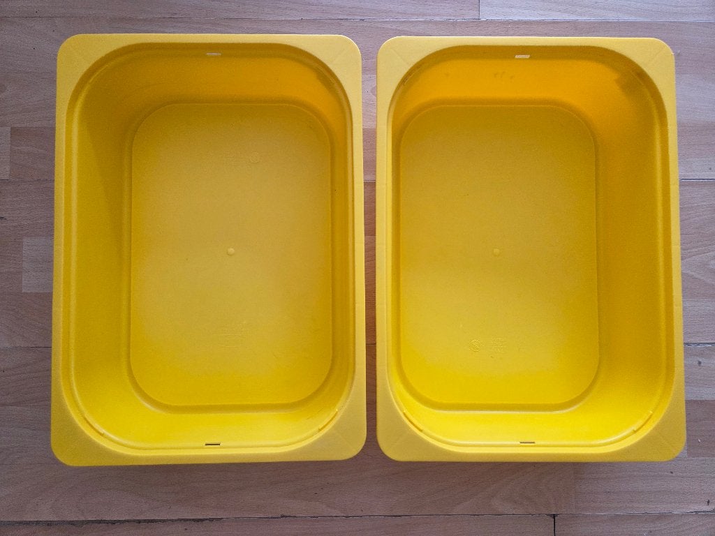 2 bakken Trofast Ikea, Doe-het-zelf en Verbouw, Kratten en Dozen, Ophalen, Minder dan 50 cm, Zo goed als nieuw, Minder dan 40 cm