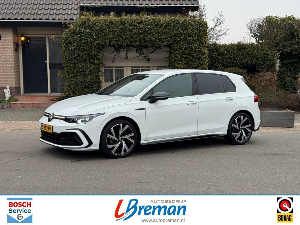 Volkswagen GOLF 1.5 ETSI R-LINE DSG BUSINESS+, 4 cilinders, Wit, Bedrijf, Adaptive Cruise Control