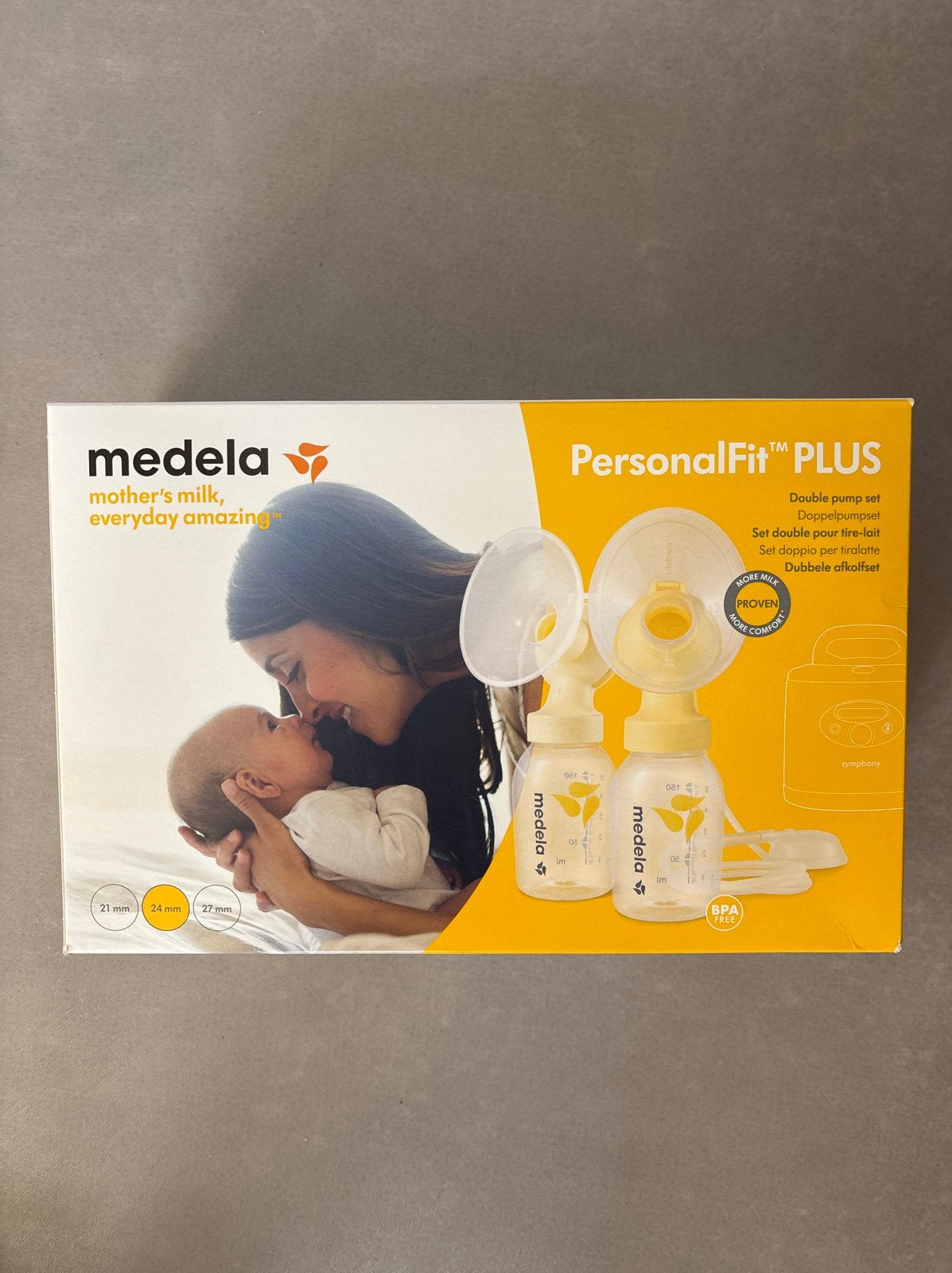 Medela PersonalFit Plus Dubbele Afkolfset, Ophalen of Verzenden, Gebruikt