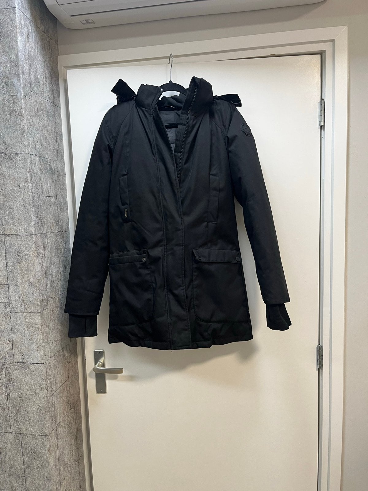 Airforce winterjas dames zwart maat S, Ophalen of Verzenden, Zo goed als nieuw, Maat 36 (S), Zwart