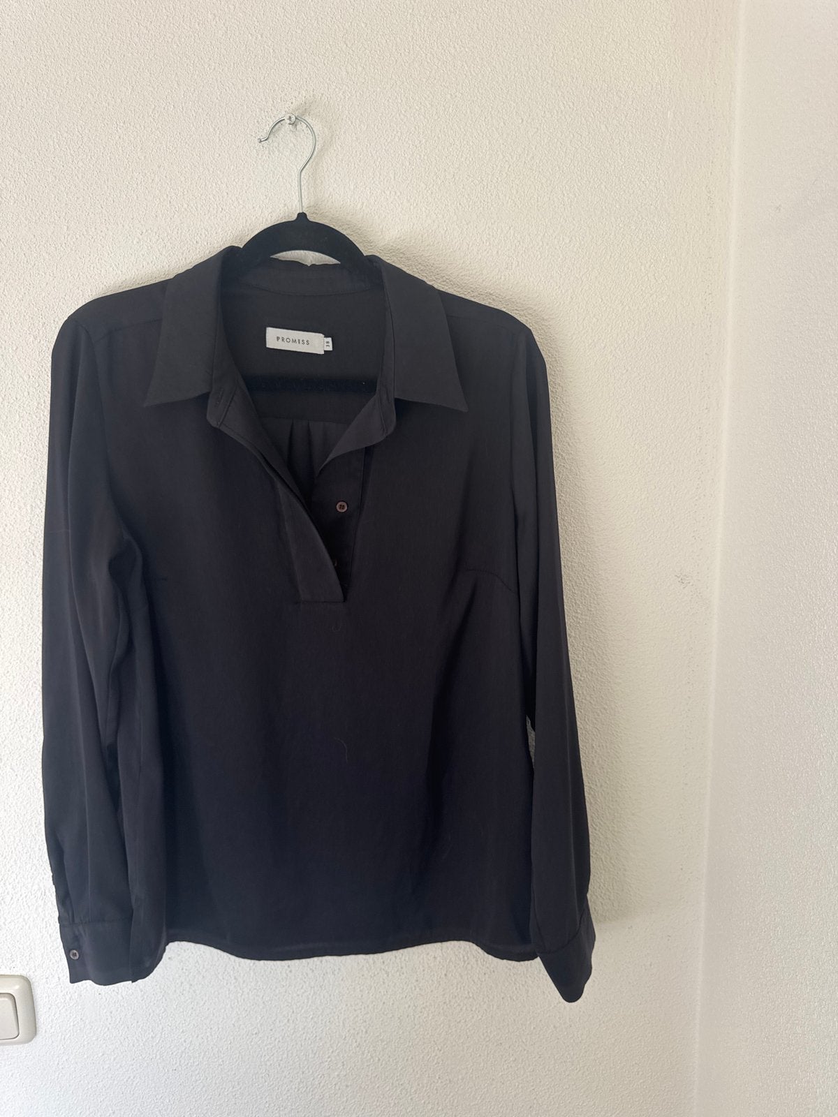 Zwarte Promiss blouse maat 38, Kleding | Dames, Ophalen of Verzenden, Zo goed als nieuw, Maat 38/40 (M), Zwart