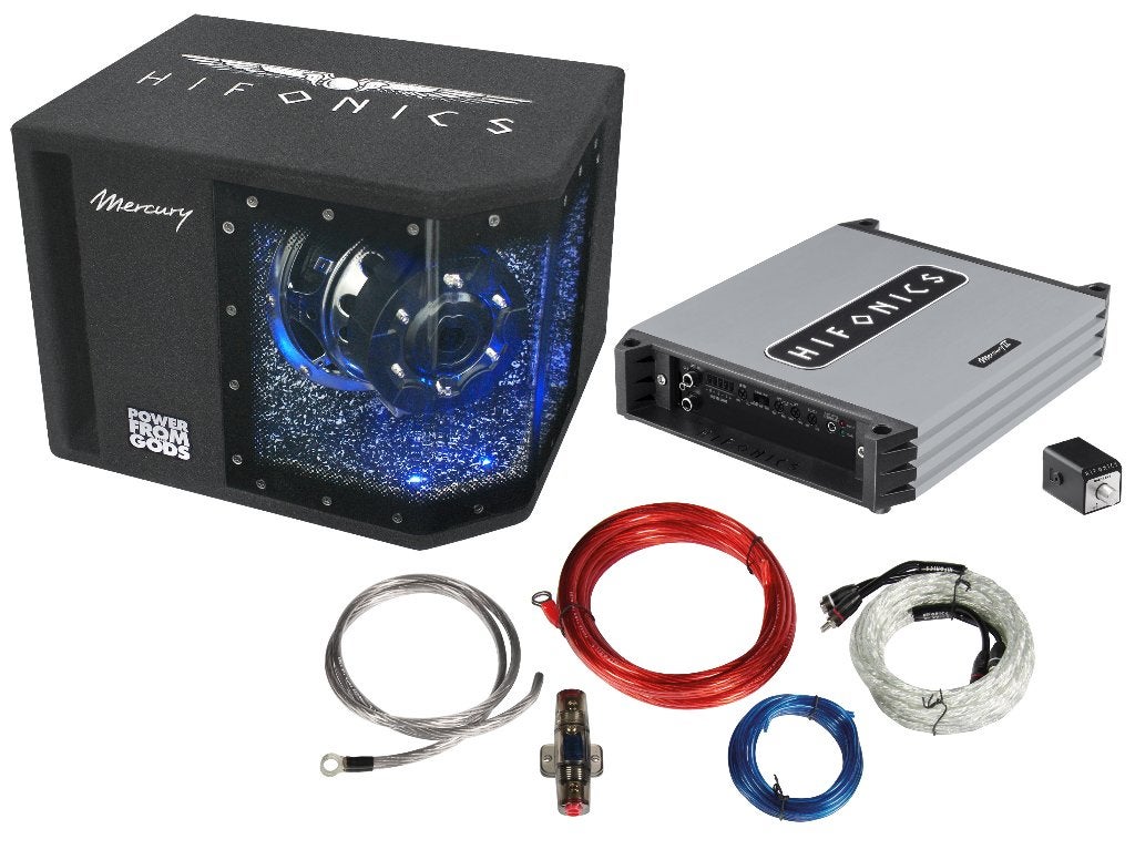 Hifonics Mercury MBP1000.2 Subwoofer + versterker, Auto diversen, Audio-design, Nieuw, Am Breilingsweg 3, 76709 Kronau, Duitsland