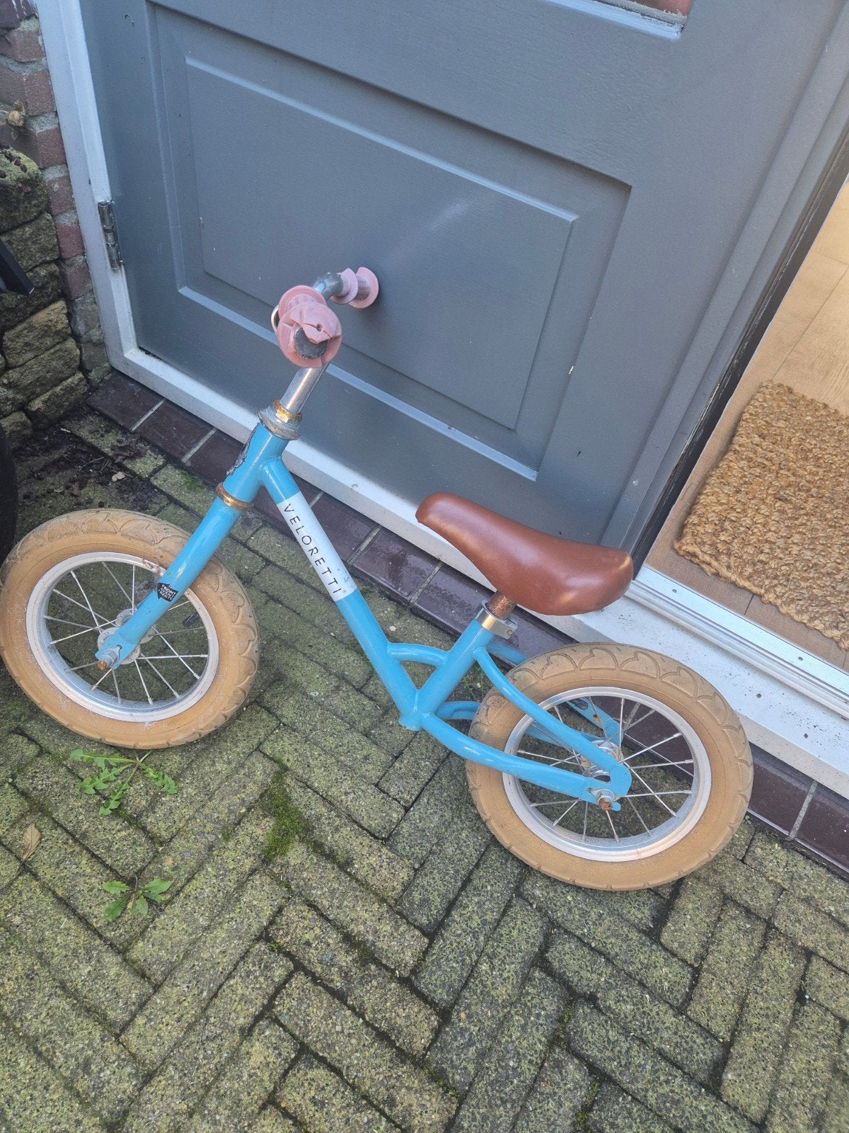 Veloretti loopfiets blauw, Ophalen of Verzenden, Zo goed als nieuw, Minder dan 16 inch, Veloretti