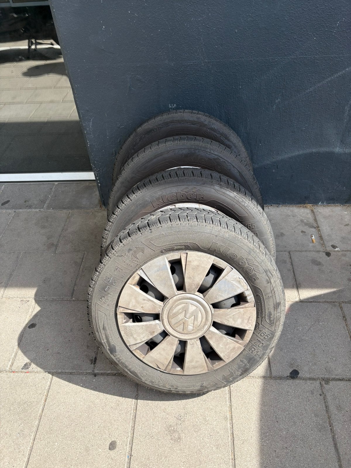 VW Up! Winterbanden set zgan, Ophalen