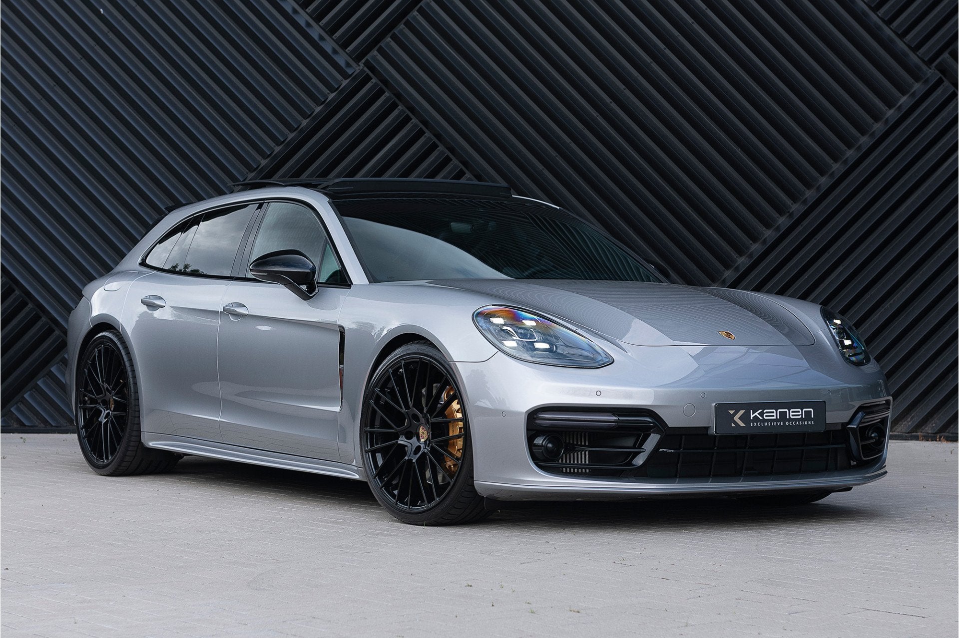 Porsche Panamera 2.9 4 E-Hybrid Sport Turismo Sport Design A, Auto's, Porsche, Automaat, 12 maanden, Zwart, 48 km/l