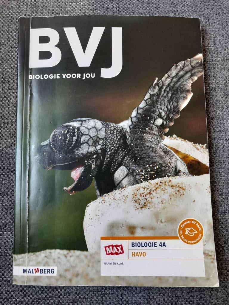 Biologie Voor Jou 4A HAVO - Malmberg (Release 7.0), Boeken, Schoolboeken, Gelezen, Carin van Haren, Arthur Jansen, Gerard de Sant, Elke de Schrevel