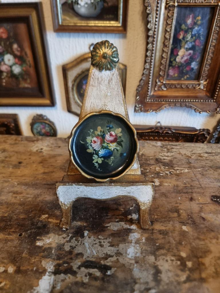 Handgeschilderde bloemen houten paneeltje S71/73/74/75, Ophalen of Verzenden