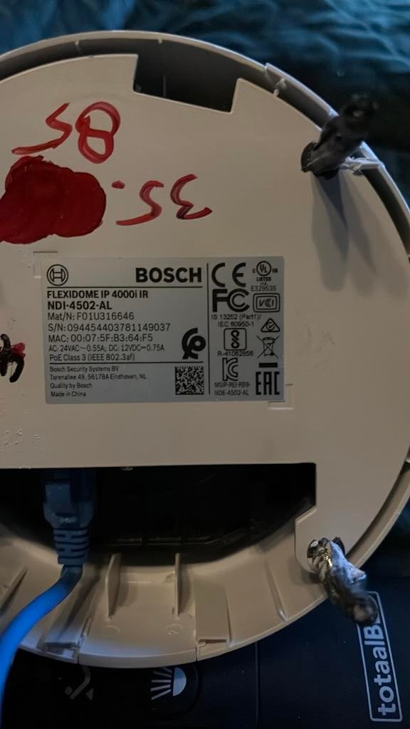 Camera’s Bosch Full HD DINION 4000i 5000i 5100i, Ophalen, Zo goed als nieuw