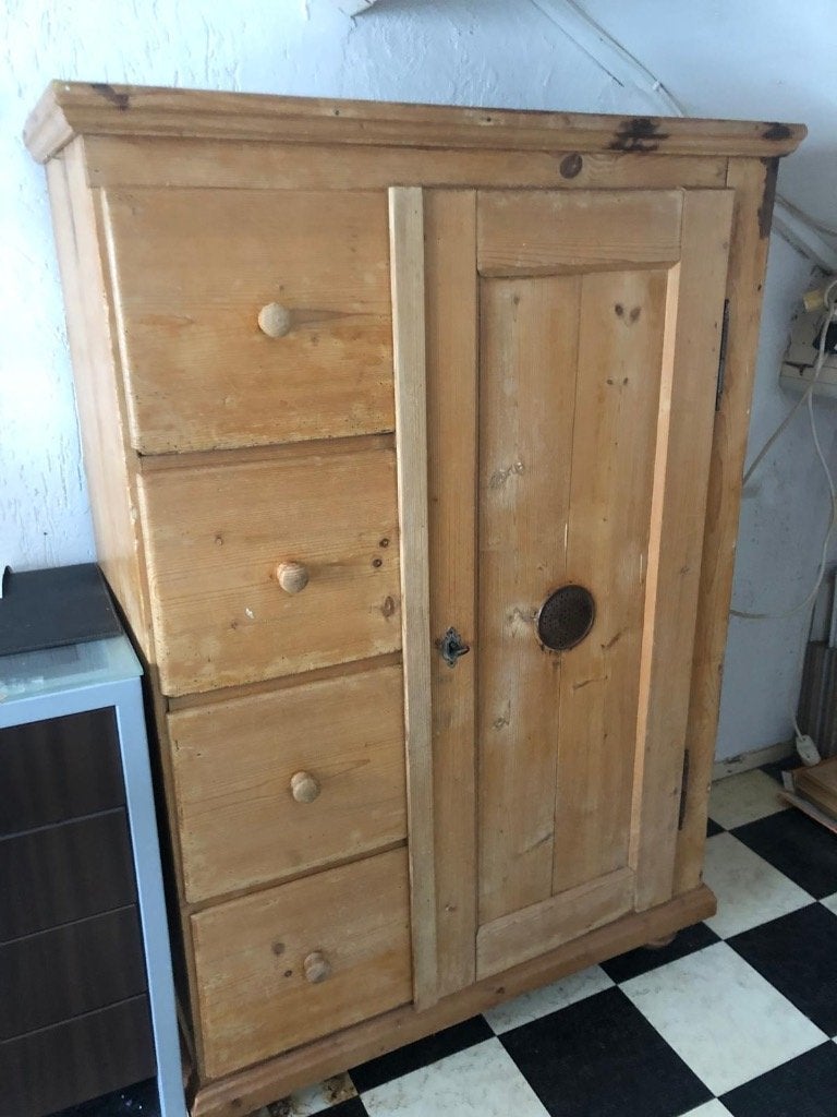 Grenen spekkast, Ophalen, Gebruikt