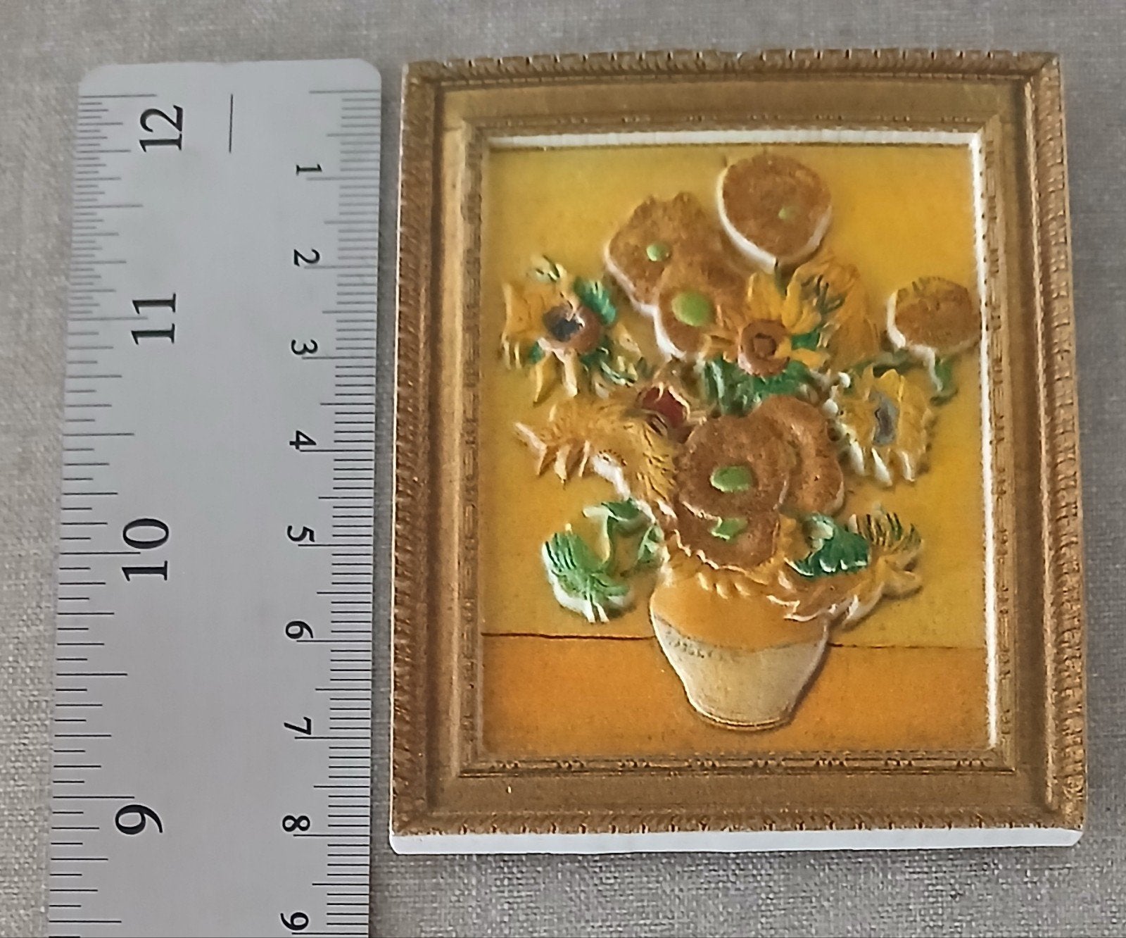 Van Gogh Zonnebloemen Magneet - Kunst voor je Koelkast, Ophalen of Verzenden