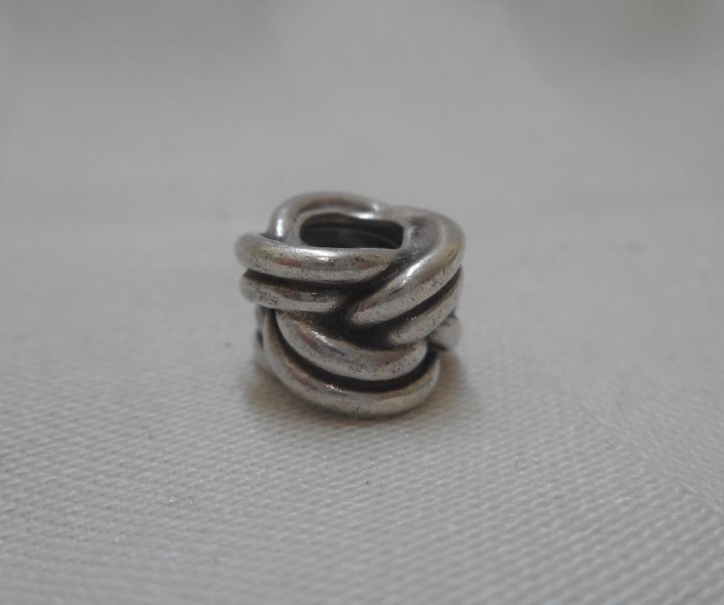 Zilveren Pandora Charms Forget-Me-Knot Charm nr.713, Verzenden, Pandora, Zo goed als nieuw, 1 bedel
