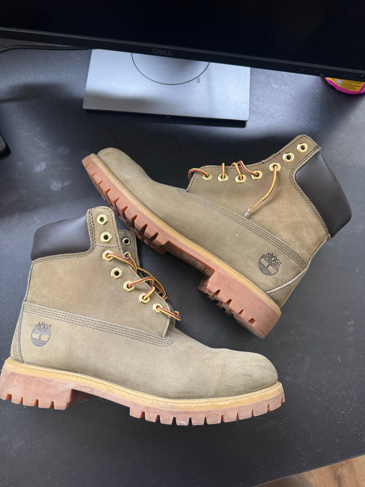 Timberland Boots - Maat 42.5 - ZGAN groen, Overige kleuren, Boots, Ophalen of Verzenden, Zo goed als nieuw