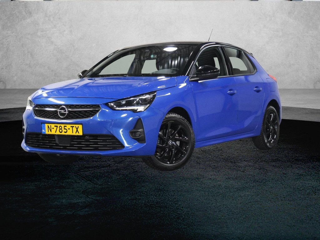 Opel Corsa 130PK GS Line | 1ste eigenaar | AppleCarplay/Andr, Gebruikt, Blauw, 49 €/maand, 3 cilinders