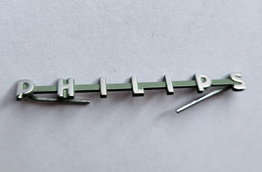 Philips Radio embleem schildje logo clipjes, Ophalen of Verzenden