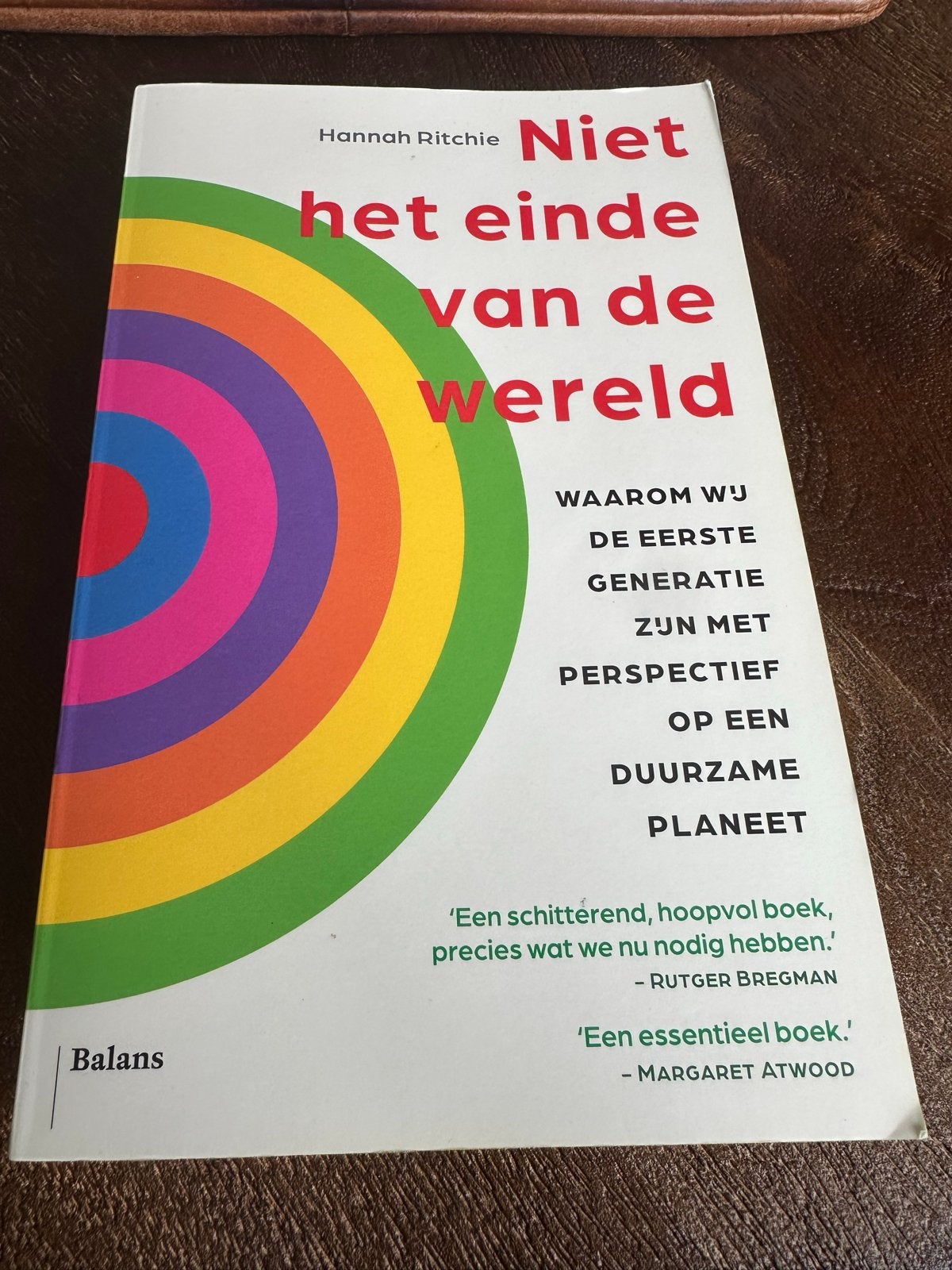 Niet het einde van de wereld - Hannah Ritchie (verzenden), Boeken, Ophalen, Zo goed als nieuw, Sociale wetenschap