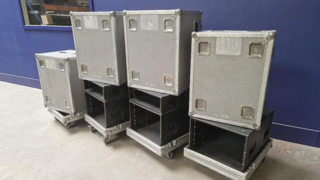 Diverse 19" binnenracks en stolp flightcases, Muziek en Instrumenten, Behuizingen en Koffers, Ophalen, Gebruikt, -, -