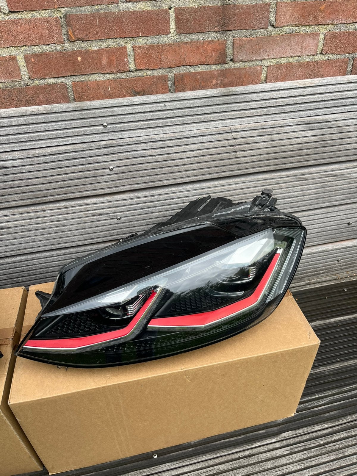 Vw golf 7.5 gti tcr koplamp links compleet, Ophalen, Volkswagen