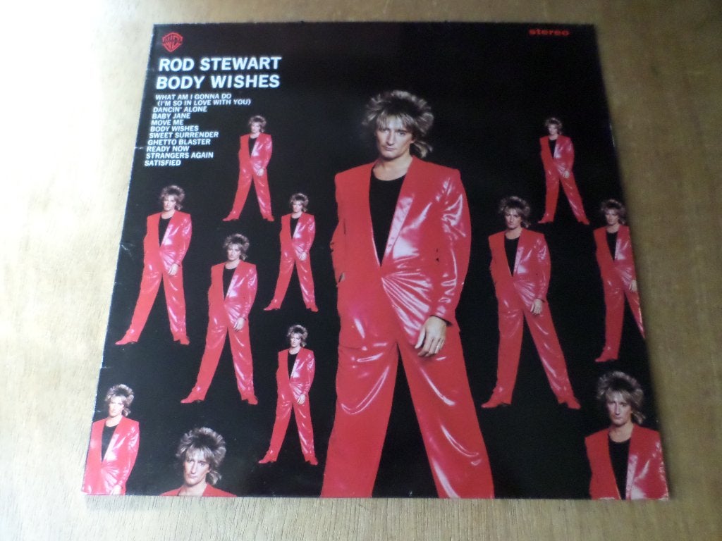 Rod Stewart - Body Wishes LP, Ophalen of Verzenden, Zo goed als nieuw, Inclusief binnenhoes, 12 inch