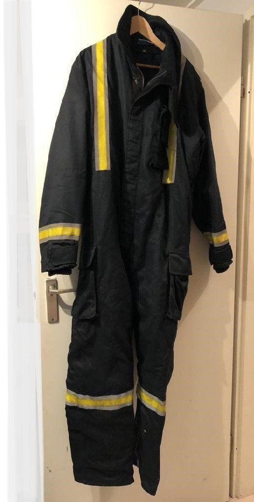 Originele Brandweer-overall XXL, Verzenden, Gebruikt