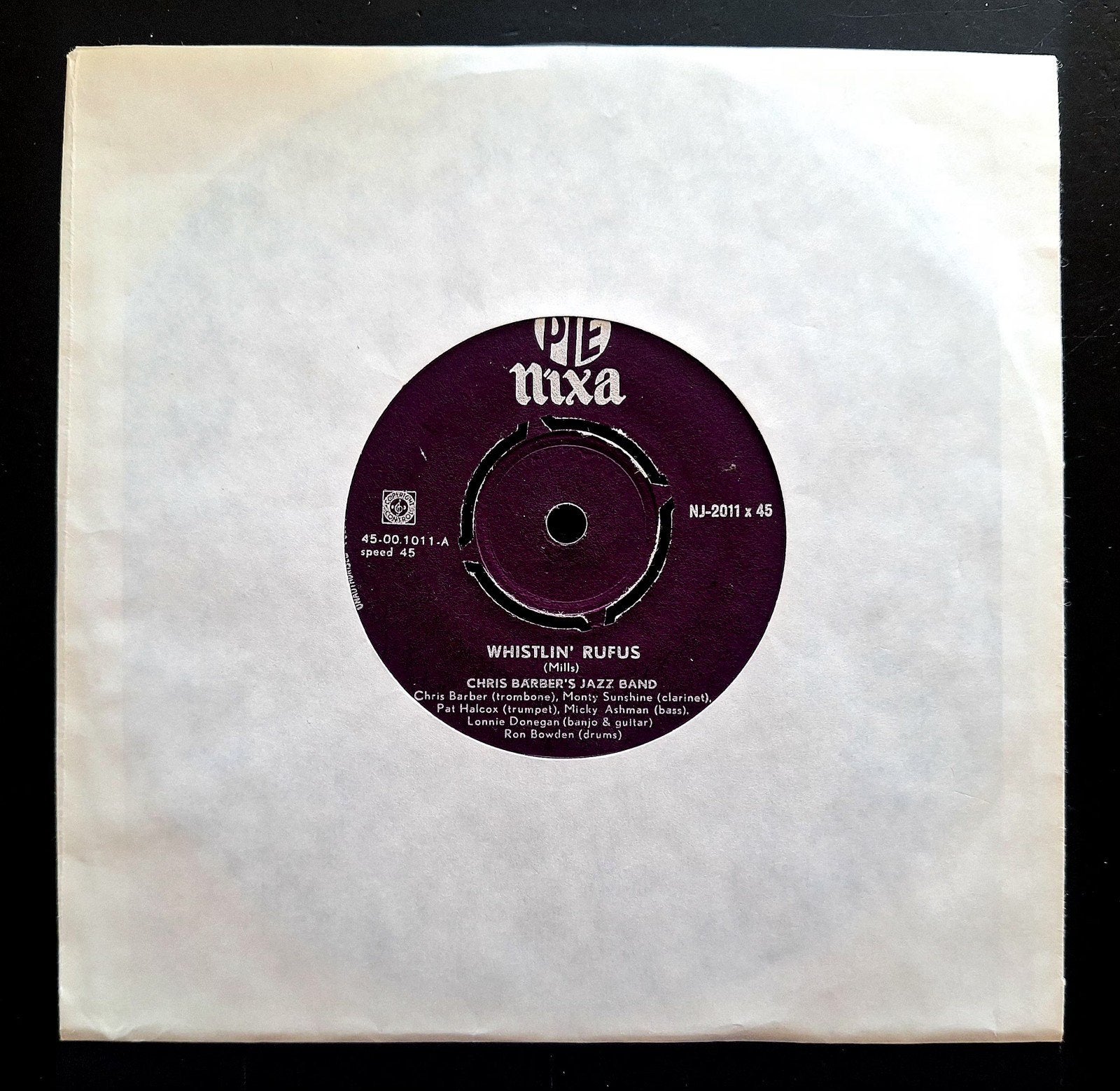 7"/SINGLE  CHRIS BARBER - Whistlin' Rufus, Ophalen of Verzenden, Gebruikt, Pop