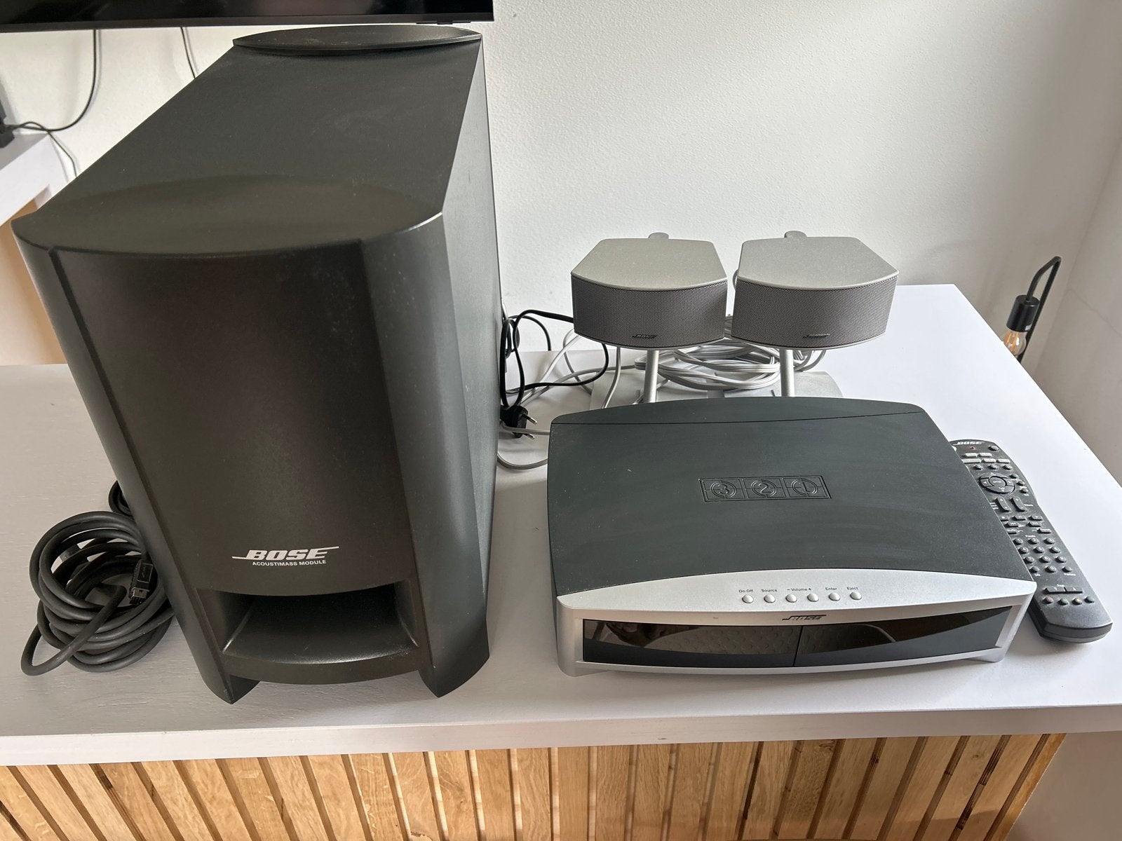 Bose Lifestyle 3-2-1 II Home Entertainment Systeem, Gebruikt, 2.1-systeem, Dvd-speler, Ophalen