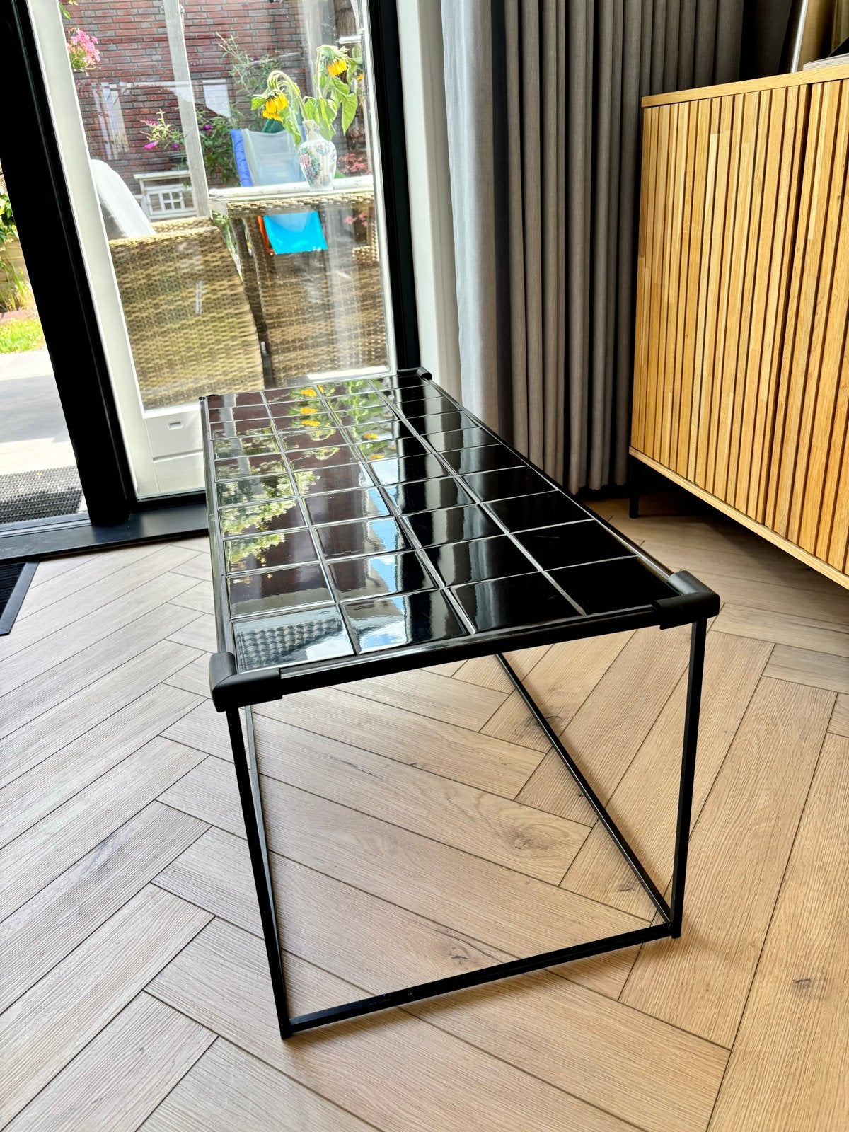 Mooie salontafel van WOOOD model Zeger, Ophalen, Rond, 50 tot 100 cm