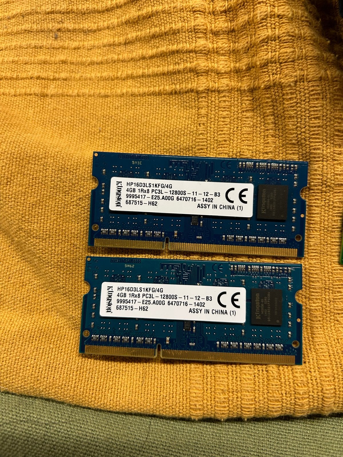 DDR3 SODIMM Laptop RAM 2x 4GB (8GB Totaal), Computers en Software, RAM geheugen, Ophalen, Gebruikt, 8 GB, DDR3